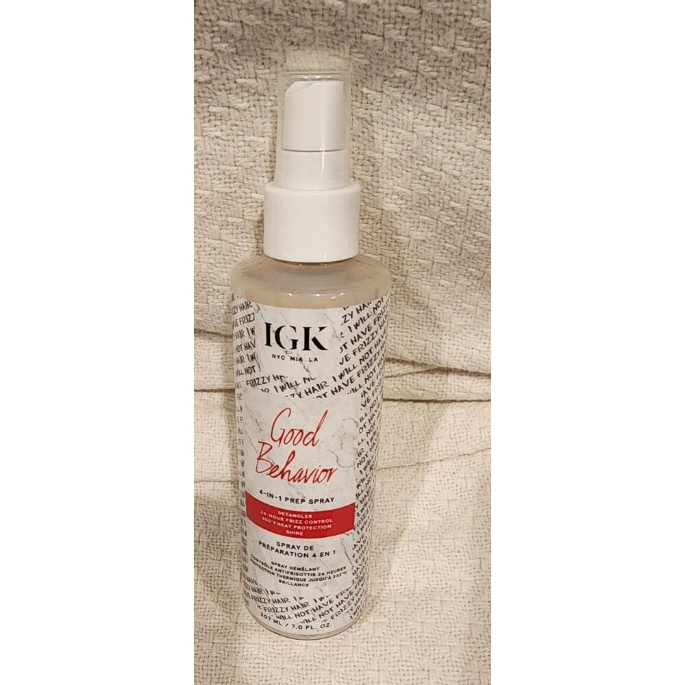 IGK Good Behavior 4 In 1 Prep Spray Full Size 7.0 fl oz / 207 mL